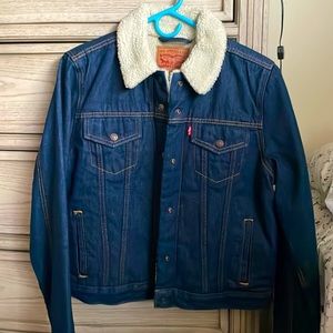 Levi wool jean jacket